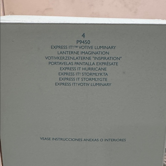 PartyLite Festive Express It Votive Luminary - Picture 9 of 9